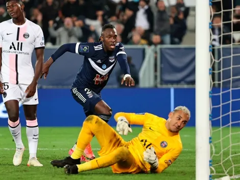 Alberth Elis le anota a Keylor Navas en el triunfo del PSG