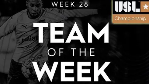 Salvadoreño es elegido en Equipo de la Semana 28 en la USL