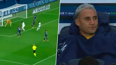 Keylor Navas se mostró muy molesto