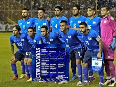 Los convocados de El Salvador para enfrentar a Bolivia