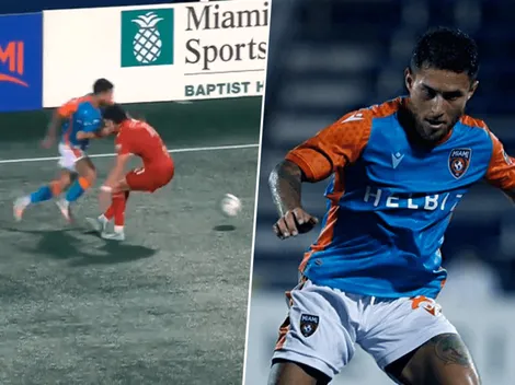 Increíble jugada de Joshua Pérez para asistir en la victoria del Miami FC [VIDEO]