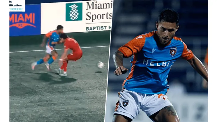 Joshua Pérez realizó una impresionante jugada para asistir a Reid