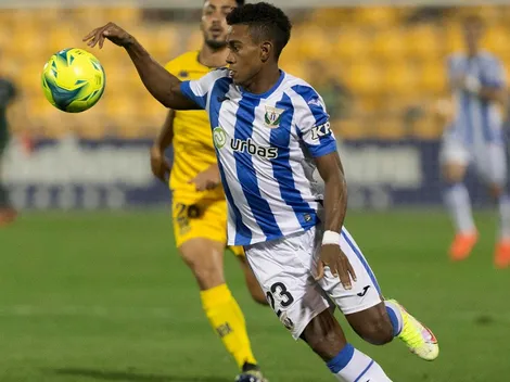 Yoel Bárcenas anotó y asistió en el empate de Leganés [VIDEO]