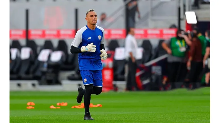 Keylor Navas salió lesionado ante Estados Unidos.