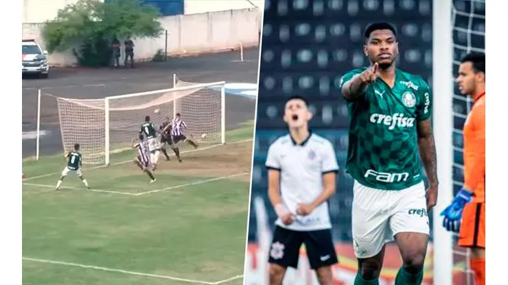 Newton William volvió a marcar para el Palmeiras Sub 20