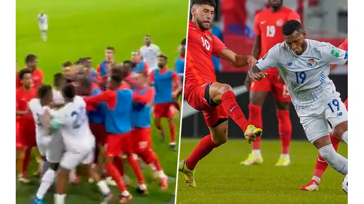 Conflicto entre jugadores de Canadá y Panamá
