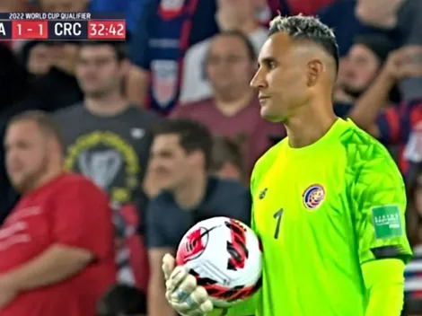 ¡Alarmas! Keylor Navas lesionado con Costa Rica
