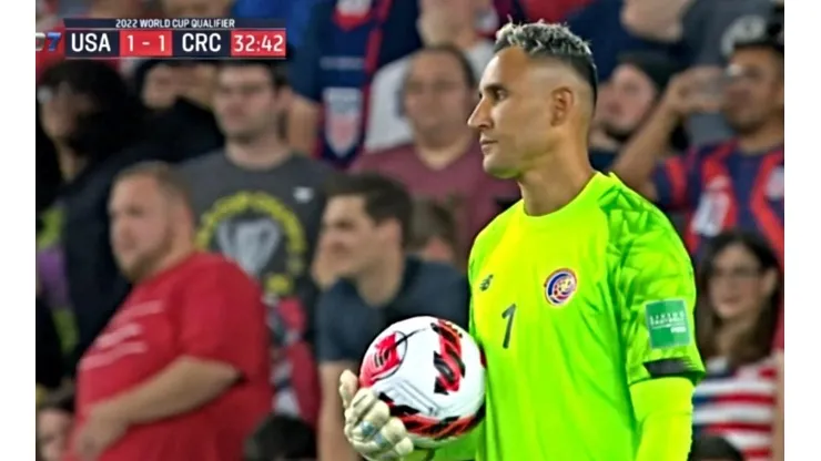 ¡Keylor Navas lesionado con Costa Rica!