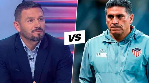 Rolando Fonseca le lanza un daro a Luis Fernando Suárez