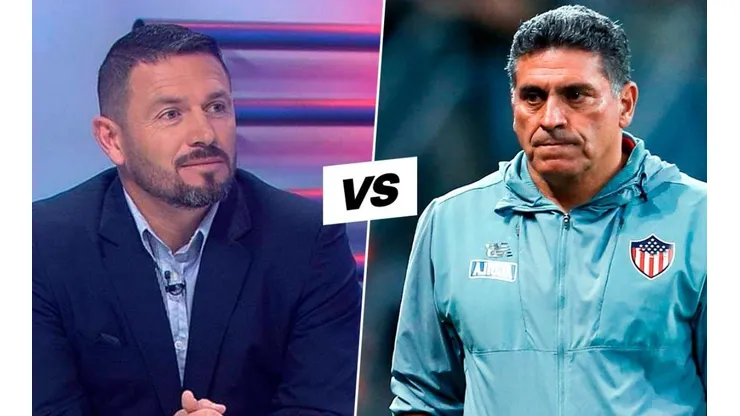 Rolando Fonseca le lanza un daro a Luis Fernando Suárez