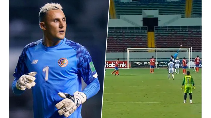 Keylor Navas figura ante El Salvador
