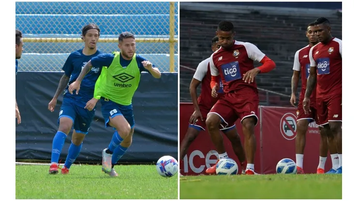 Alineaciones de El Salvador y Panamá