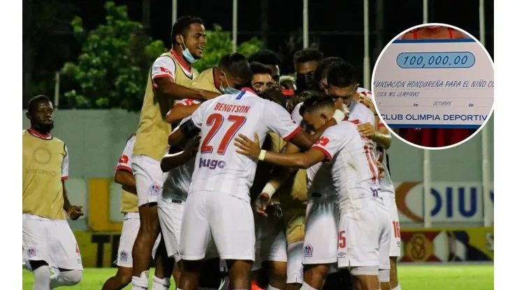 Olimpia dona dinero recibido en Surinam a fundación hondureña del niño con cáncer