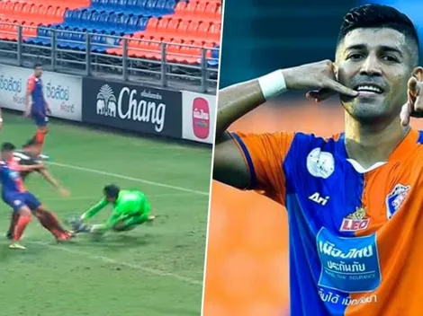 Nelson Bonilla convierte y le da la victoria al Port [VIDEO]