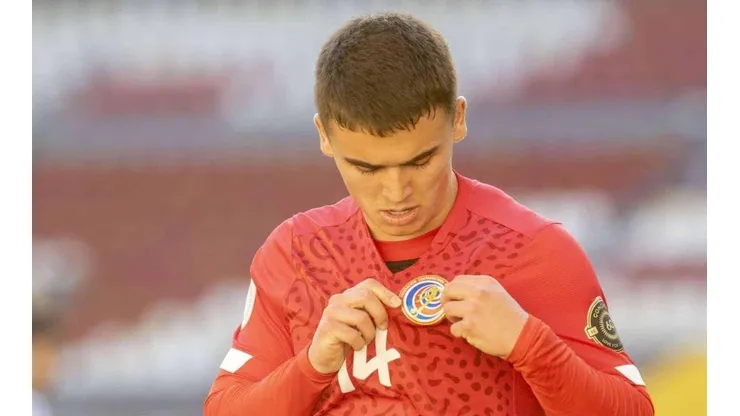 Manfred Ugalde en la selección de Costa Rica