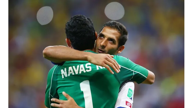 Keylor Navas y Celso Borges, 2014 (Getty)