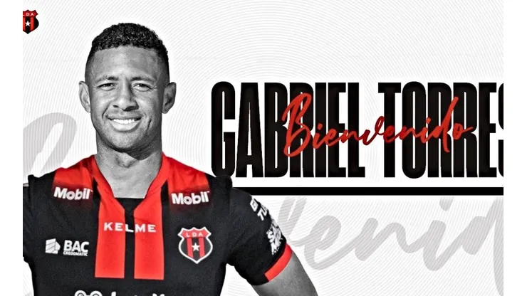 El mensaje de Gabriel Torres tras fichar por Alajuelense