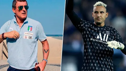 Gianluca Pagliuca le faltó el respeto a Keylor Navas