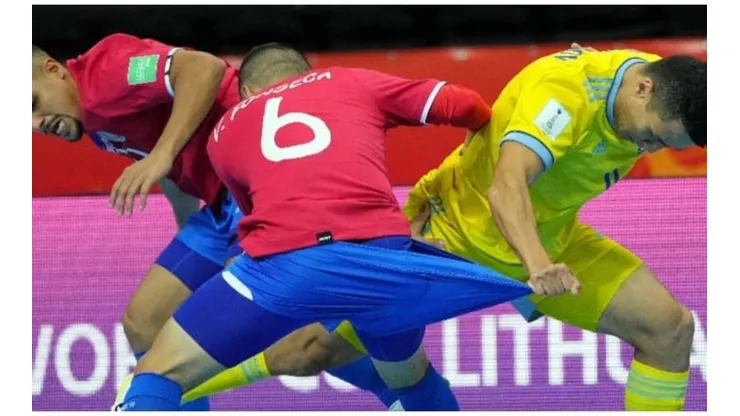 Costa Rica vs Kazajstán. Mundial Futsal Lituania 2021 (Fedefutbol, Instagram)