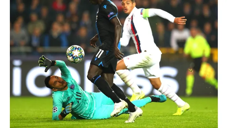 Keylor Navas ya enfrentó al Brujas por Champions