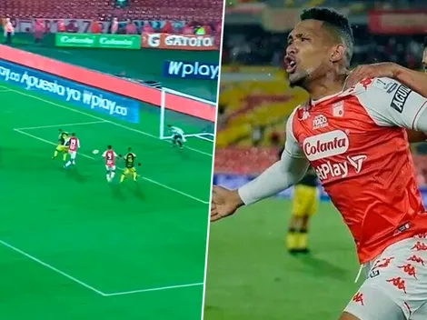 Ronaldo Dinolis sigue en racha goleadora en Colombia [VIDEO]