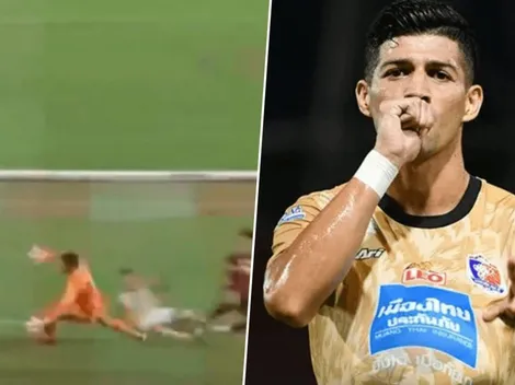 Nelson Bonilla marcó su primer tanto con el Port FC en esta temporada [VIDEO]