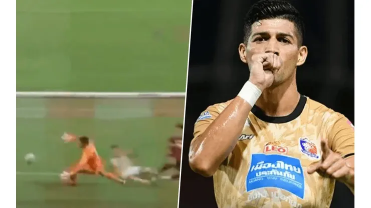 Nelson Bonilla marcó su primer tanto con el Port FC en esta temporada [VIDEO]
