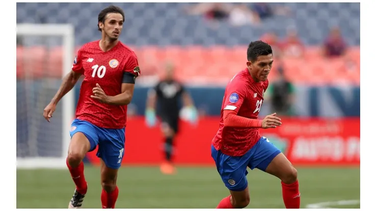 Bryan Ruiz y Alonso Martínez. Selección Costa Rica. (Getty)