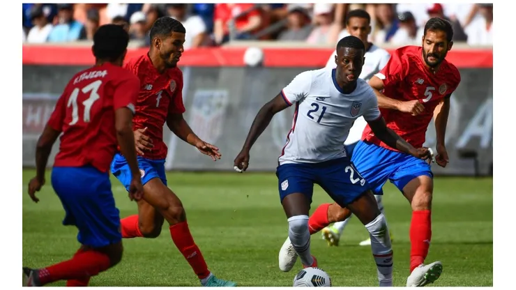 Costa Rica vs EEUU por Copa Oro (Getty Images)