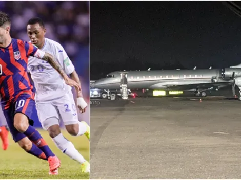 Pulisic se fue de Honduras en un avión lujoso