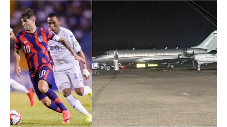 Pulisic se fue de Honduras en un avión lujoso