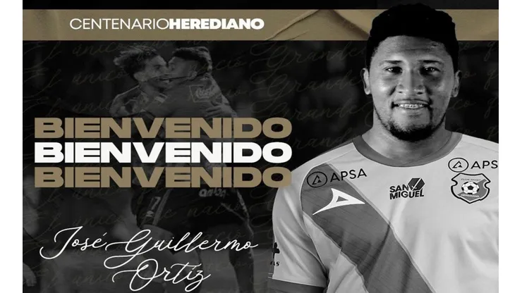 José Guillermo Ortiz regresa a Herediano