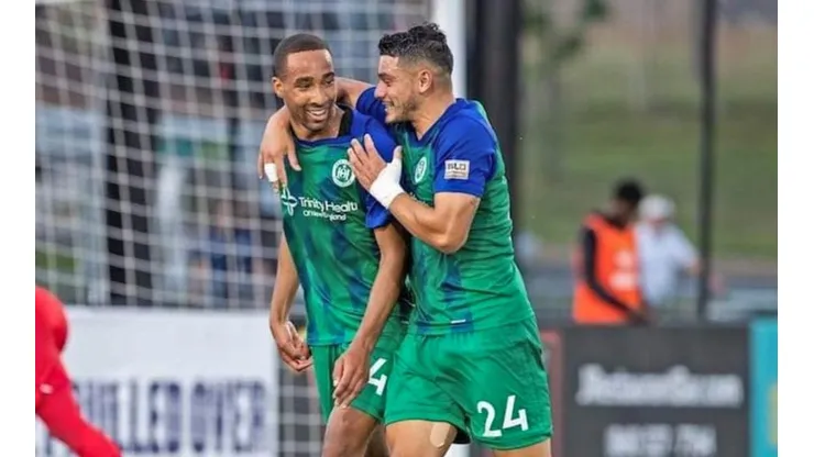 Darwin Lom: titularidad y victoria con el Hartford Athletic