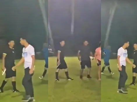 Un árbitro en Honduras sacó un arma para evitar ser agredido [VIDEO]