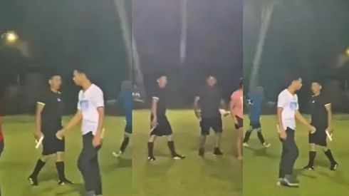 Un árbitro en Honduras sacó un arma para evitar ser agredido [VIDEO]