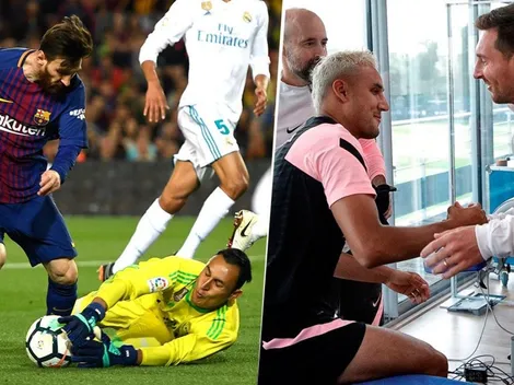 Keylor Navas y Lionel Messi: de rivales a compañeros