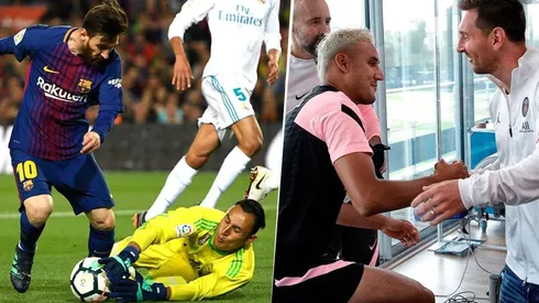 Keylor Navas y Lionel Messi: de rivales a compañeros