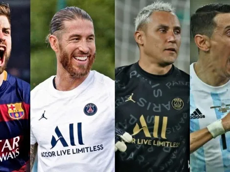 Todos los jugadores que compartieron equipo con Messi y Cristiano