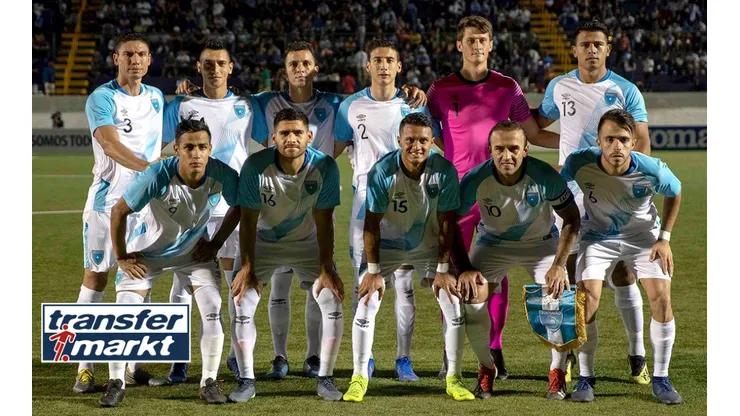 Guatemala: el valor de su convocatoria a Copa Oro según Transfermarkt