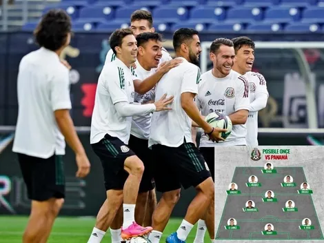 ¡Probable XI de México ante Panamá!