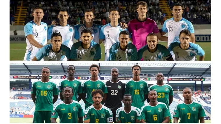 Guatemala y Guyana, listas para el duelo de hoy.