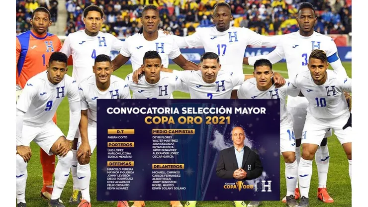 Los elegidos de Honduras para la Copa de Oro
