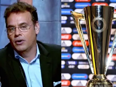 ¡El palo de David Faitelson a la Copa Oro!