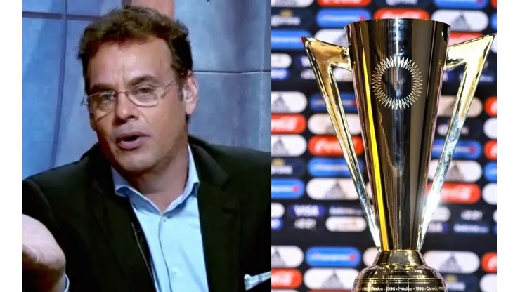 ¡El palo de David Faitelson a la Copa Oro!