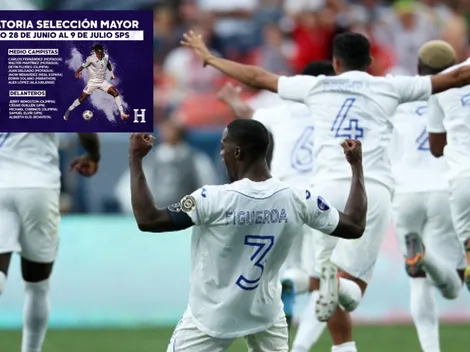 Honduras anuncia su convocatoria previo a la Copa de Oro
