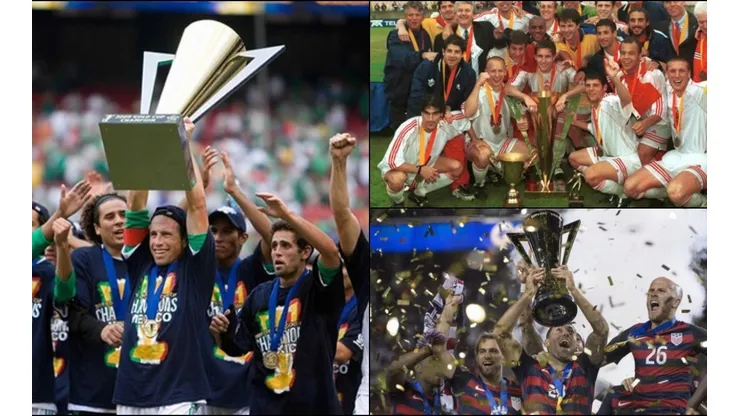 Tabla histórica de ganadores de la Copa Oro
