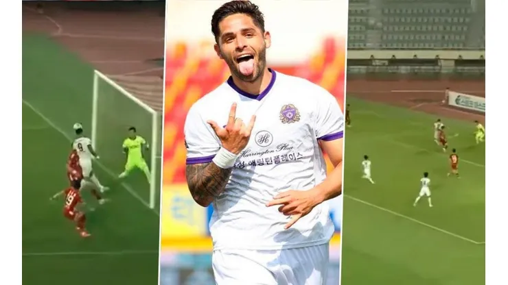 Jonathan Moya marca dos goles para la victoria del FC Anyang [VIDEO]