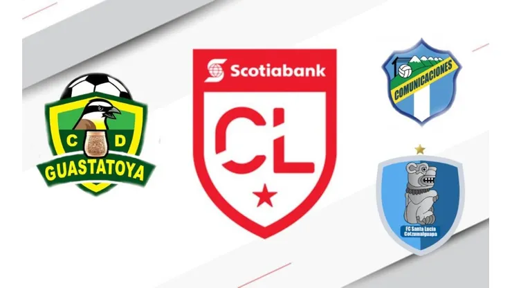 Liga Concacaf 2021: definidos los rivales de Guastatoya, Comunicaciones y Santa Lucía Cotz