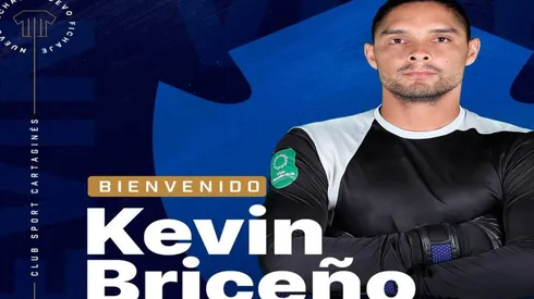 Cartaginés anuncia el fichaje de Kevin Briceño