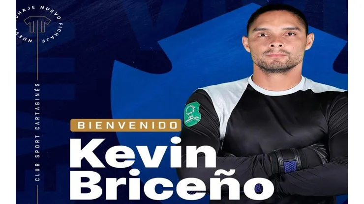 Cartaginés anuncia el fichaje de Kevin Briceño